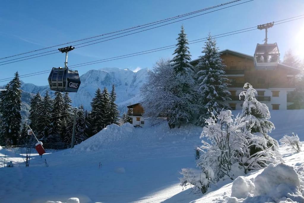 Studio Bettex 4P- Vue Mont-Blanc Saint-Gervais-les-Bains Buitenkant foto