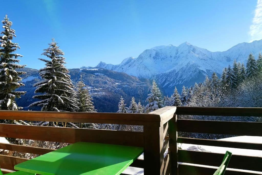 Studio Bettex 4P- Vue Mont-Blanc Saint-Gervais-les-Bains Buitenkant foto